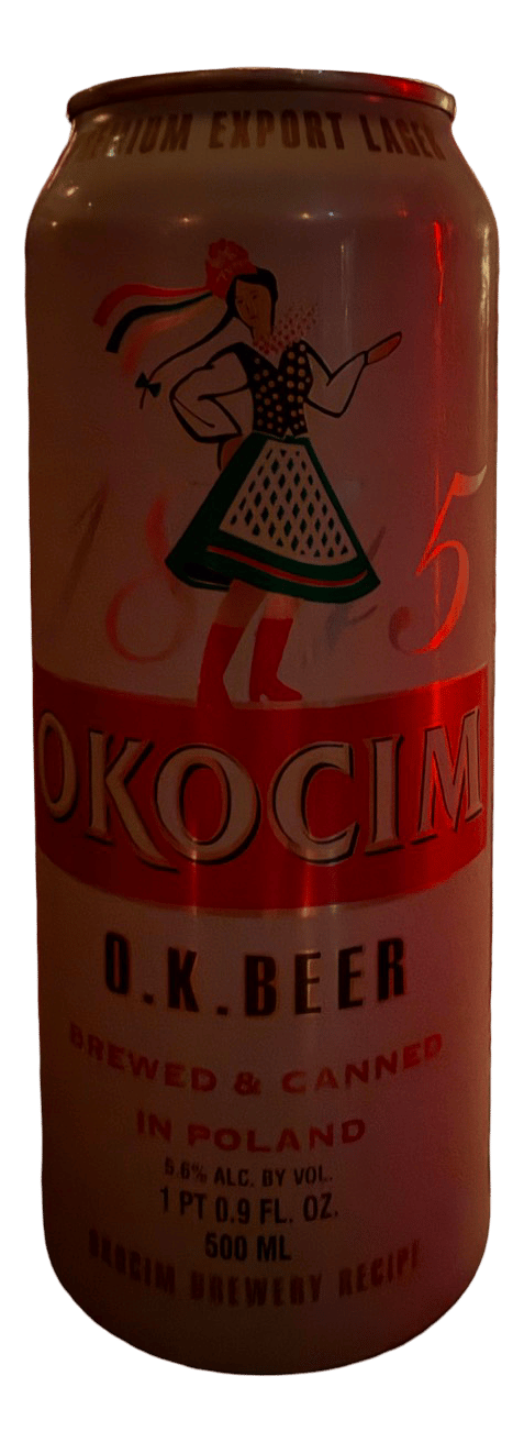 OKOCIM O.K. BEER bottle
